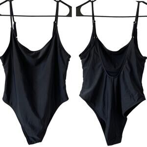 wild fable Black One-Piece Swimsuit